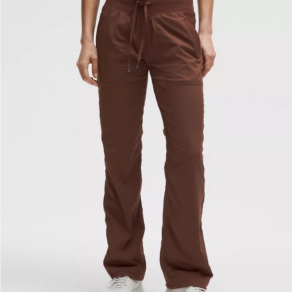 Lululemon Dance Studio Mid‑Rise Pant Short Lava Cake Brown